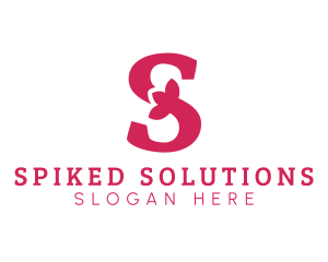 Pink Orange Letter S logo design