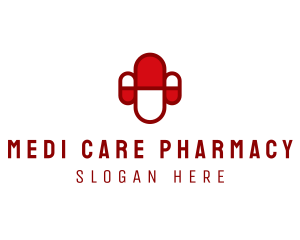 Pharmacy Medicine Cross  logo design