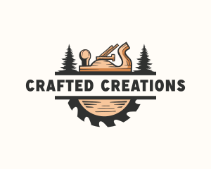 Woodwork Carpentry Tools  logo design