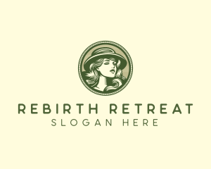Female Retro Beauty logo