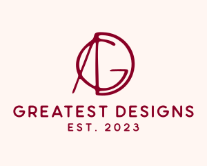 Artist Architect Compass logo design