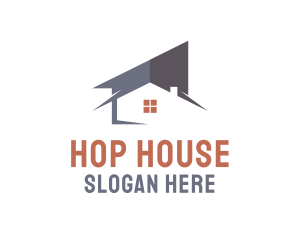 Modern House Roof  logo design