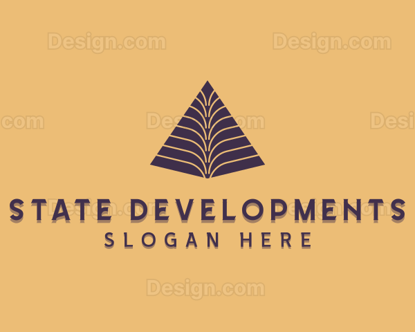 Geometrical Pyramid Agency Logo