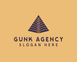 Geometrical Pyramid Agency logo design