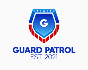 Officer Badge Patrol Letter  logo