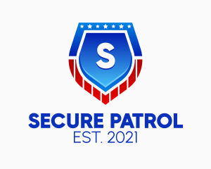 Officer Badge Patrol Letter  logo
