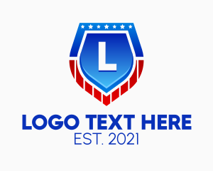 Authority - Officer Badge Patrol Letter logo design
