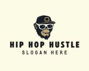 Sunglasses Hiphop Monkey logo