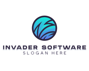 Wave Software Programming logo design