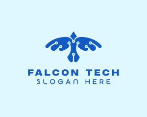 Digital Tech Bird logo design