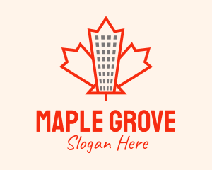Maple Leaf Condo logo design