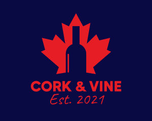 Canada Wine Bar  logo design