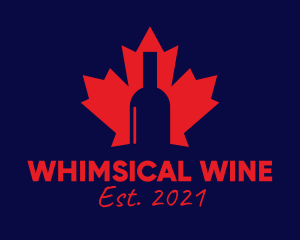 Canada Wine Bar  logo design