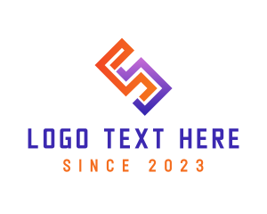 Venture - Geometric Studio Letter S logo design