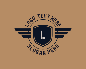 Name - Stencil Military Wing Badge logo design