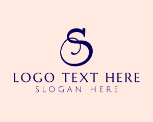 Fashion Cursive Letter S logo