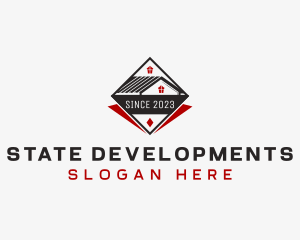 House Roof Developer logo design