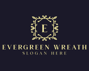 Event Planner Floral Wreath logo design