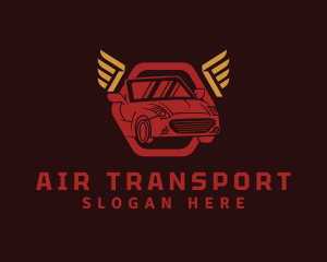 Luxury Car Wings logo design