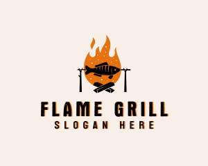 Flaming Fish Grill logo