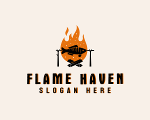 Flaming Fish Grill logo