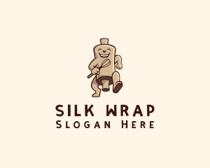 Kitchen Cook Rolling Pin logo design