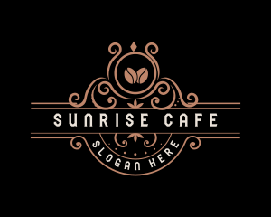 Elegant Cafe Coffee logo design