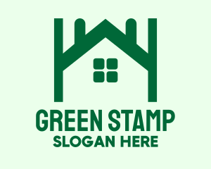 Green Home Leasing logo design