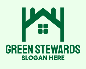 Green Home Leasing logo design