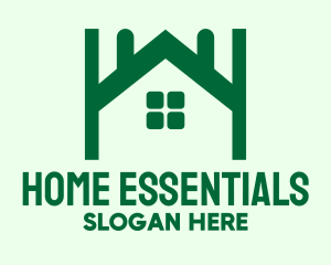 Green Home Leasing logo design