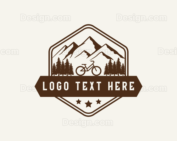 Mountain Forest Bicycle Logo