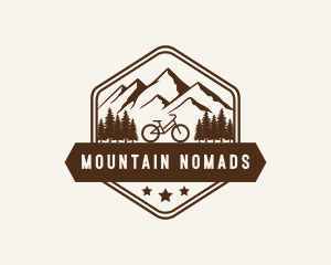 Mountain Forest Bicycle logo design