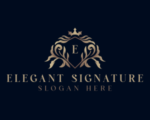 Luxury Monarch Deluxe Ornament logo design