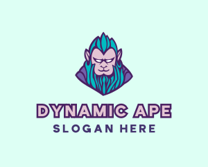 Monkey Ape Animal logo design