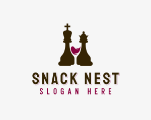 Chess Wine Liquor logo design