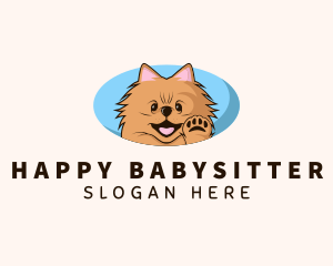 Cute Dog Grooming logo design