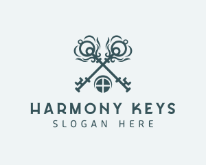 Key Property Home logo design