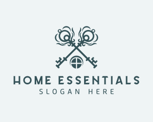 Key Property Home logo design