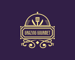 Art Deco Bistro Diner logo design