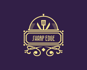 Art Deco Bistro Diner logo design