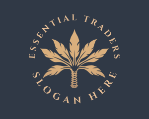 Golden Natural Leaf  logo