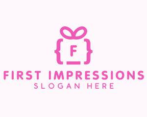 Ribbon Gift Code logo design