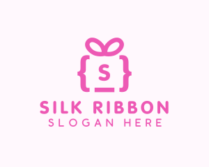 Ribbon Gift Code logo design