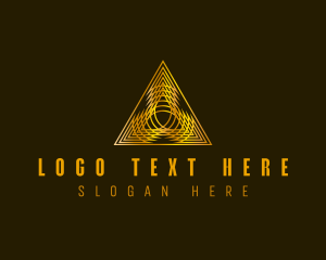 Luxury Pyramid Triangle logo