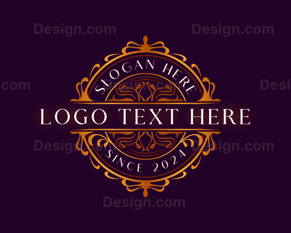 Elegant Ornamental Crest Logo