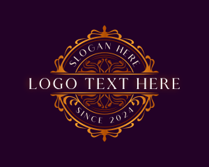 Elegant Ornamental Crest Logo