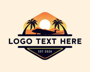 Airplane Beach Travel logo