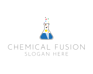 Lab Flask Bubbles logo