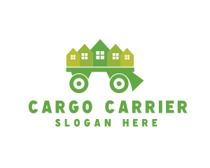 Moving Truck Wagon logo design