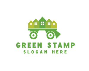 Moving Truck Wagon logo design